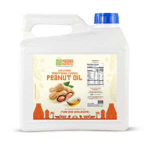 Virgin Chekku Peanut Oil - Madras Pantry Co - 5L